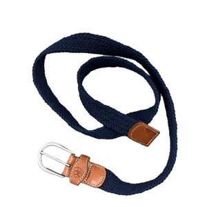 Men's Ariat Navy and Tan Woven Belt